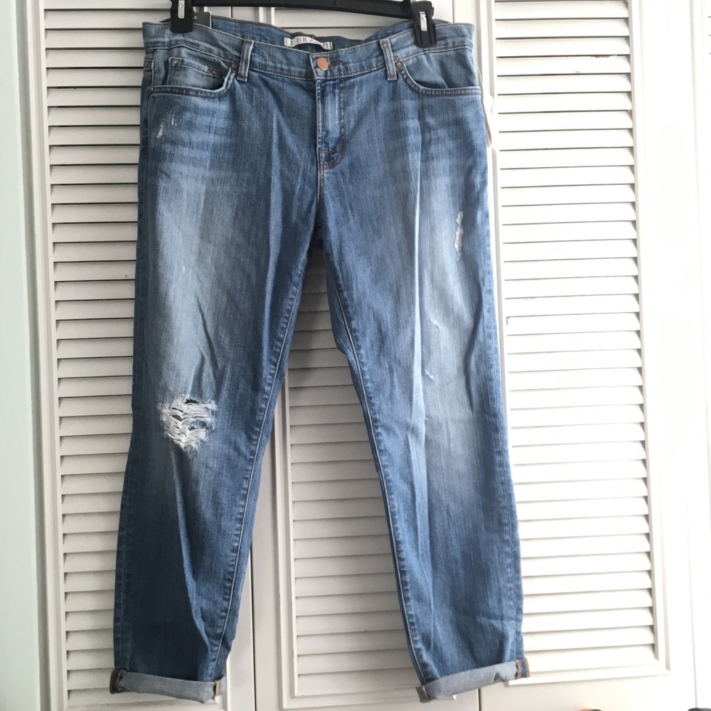 J brand ankle distressed jeans